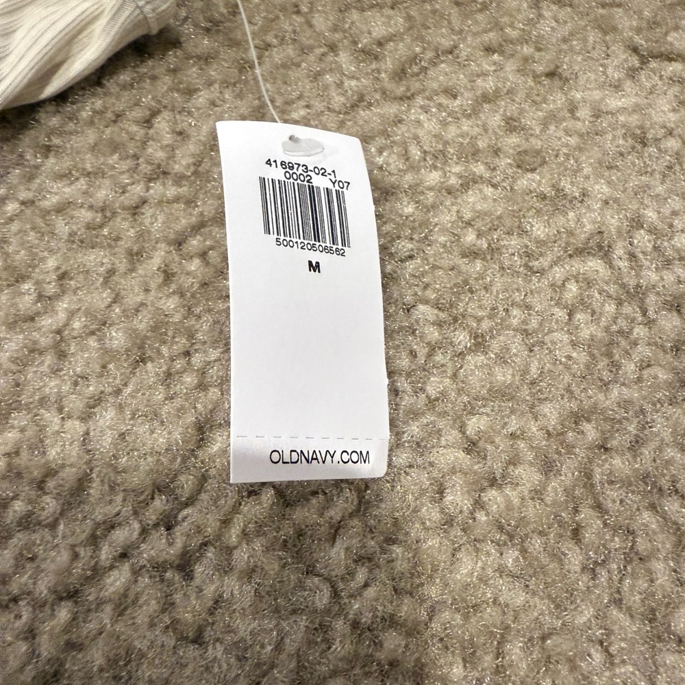 Old Navy Cream Ribbed Top - Picture 5 of 5